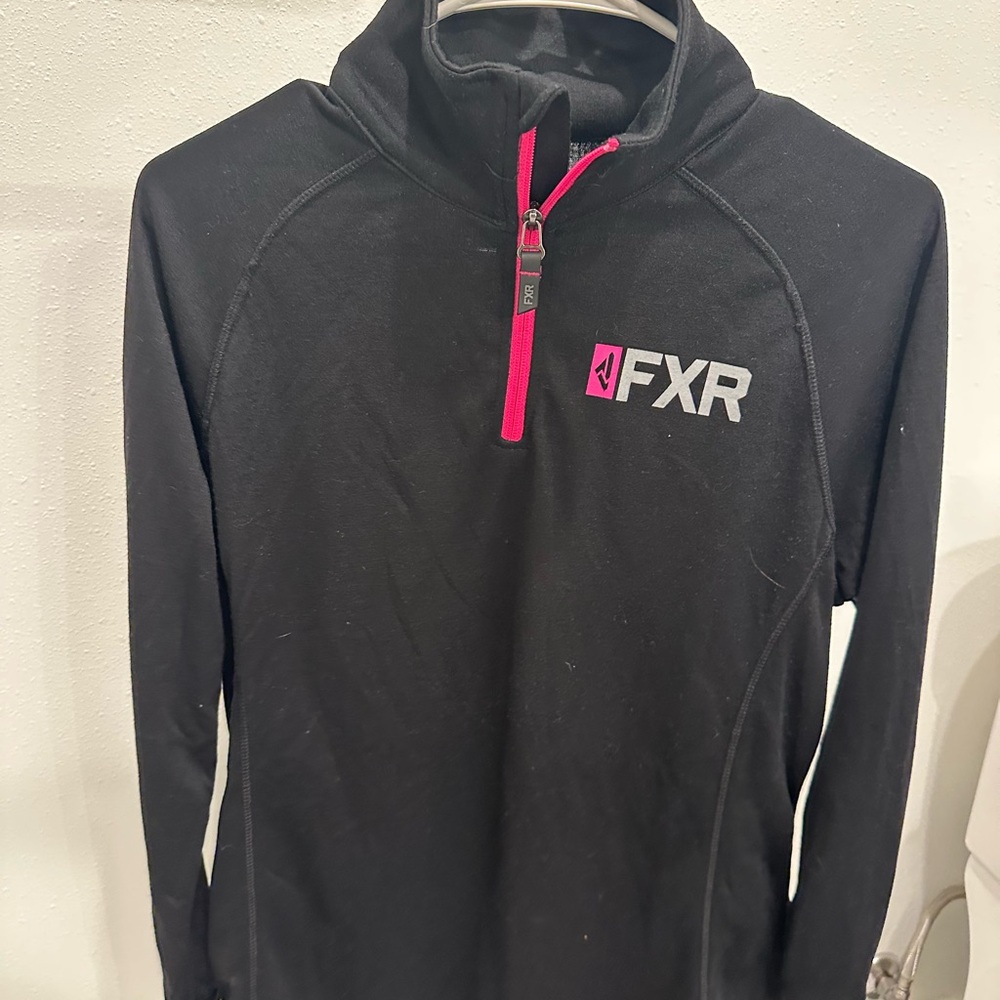 FXR Women's Black and Pink Top